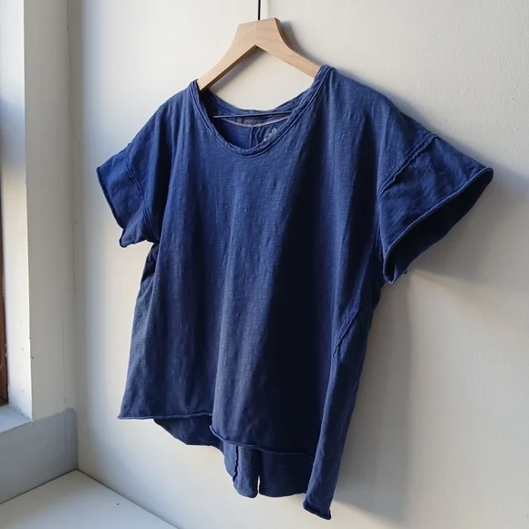 Pilcro Oversized T Shirt Blue Women's Medium - Picture 2 of 6